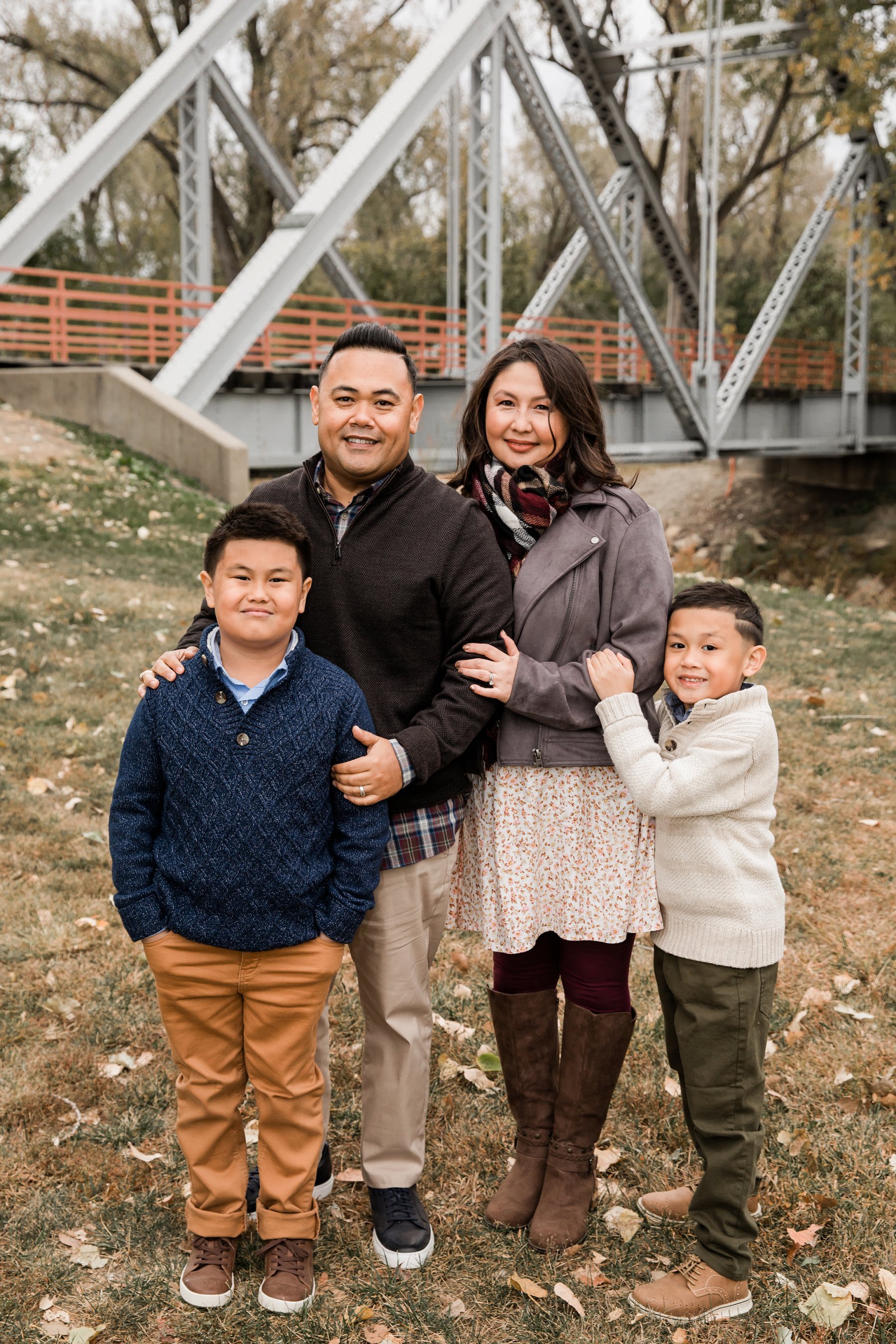 Fall Family Photography by River in Kansas City 1