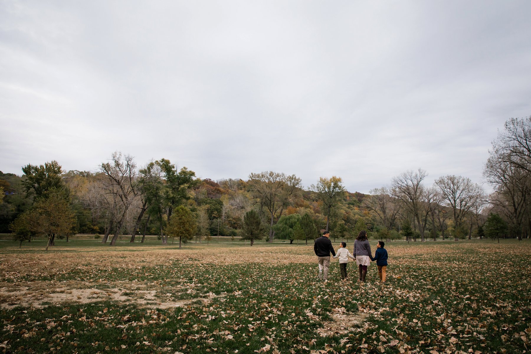 Fall Family Photography by River in Kansas City 24