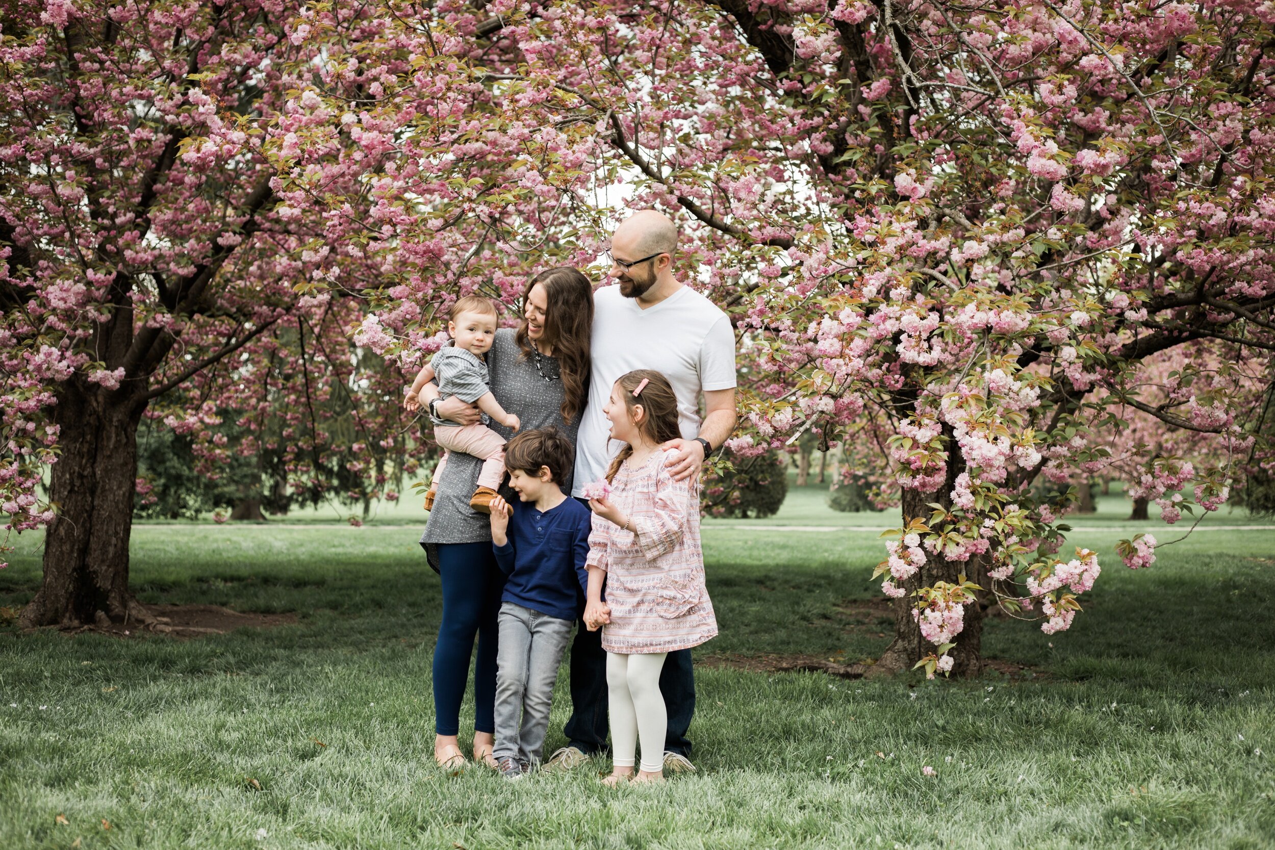 Spring Family Photos at Loose Park in Kansas City - 4