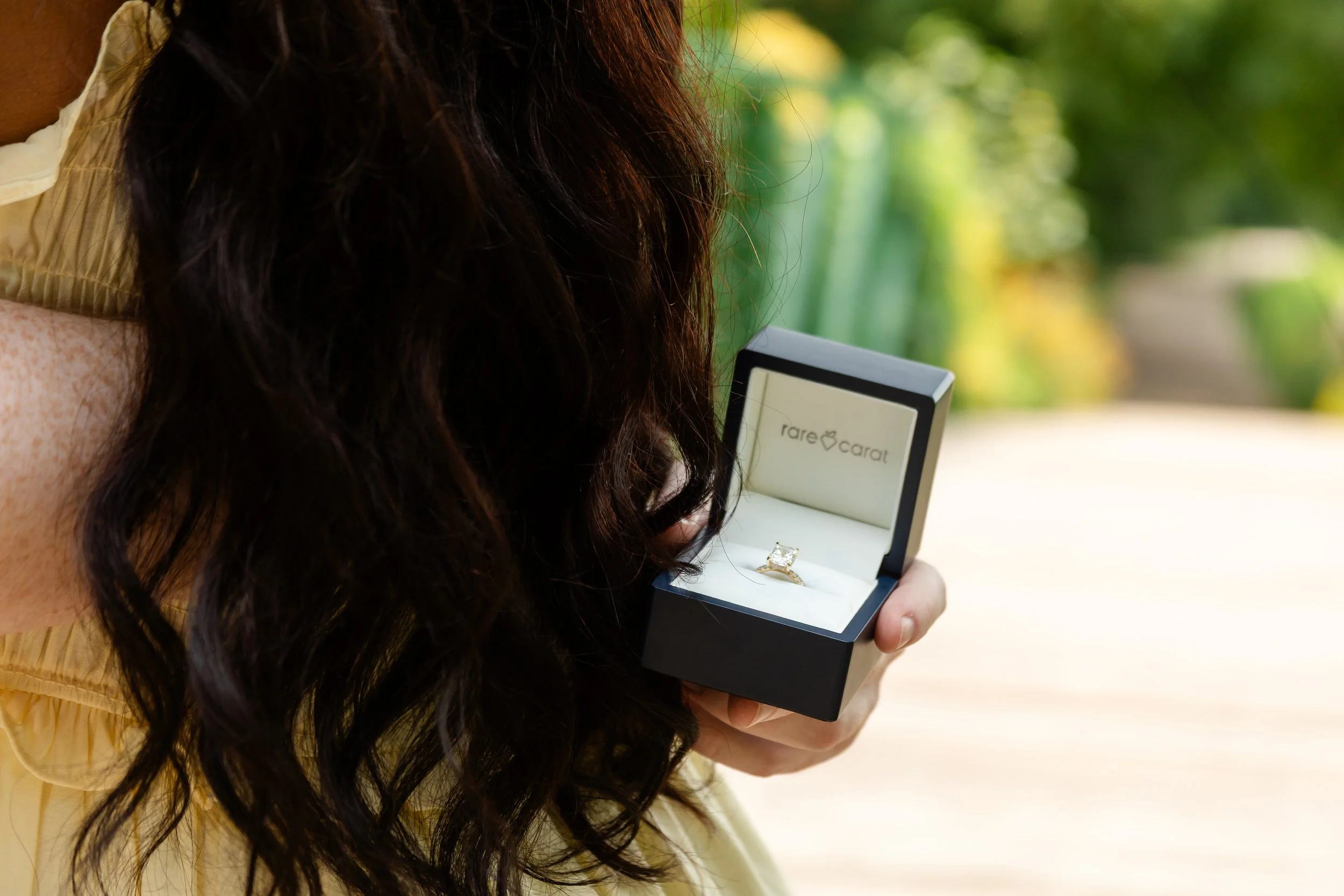 Ring shot during Overland park arboretum proposal.