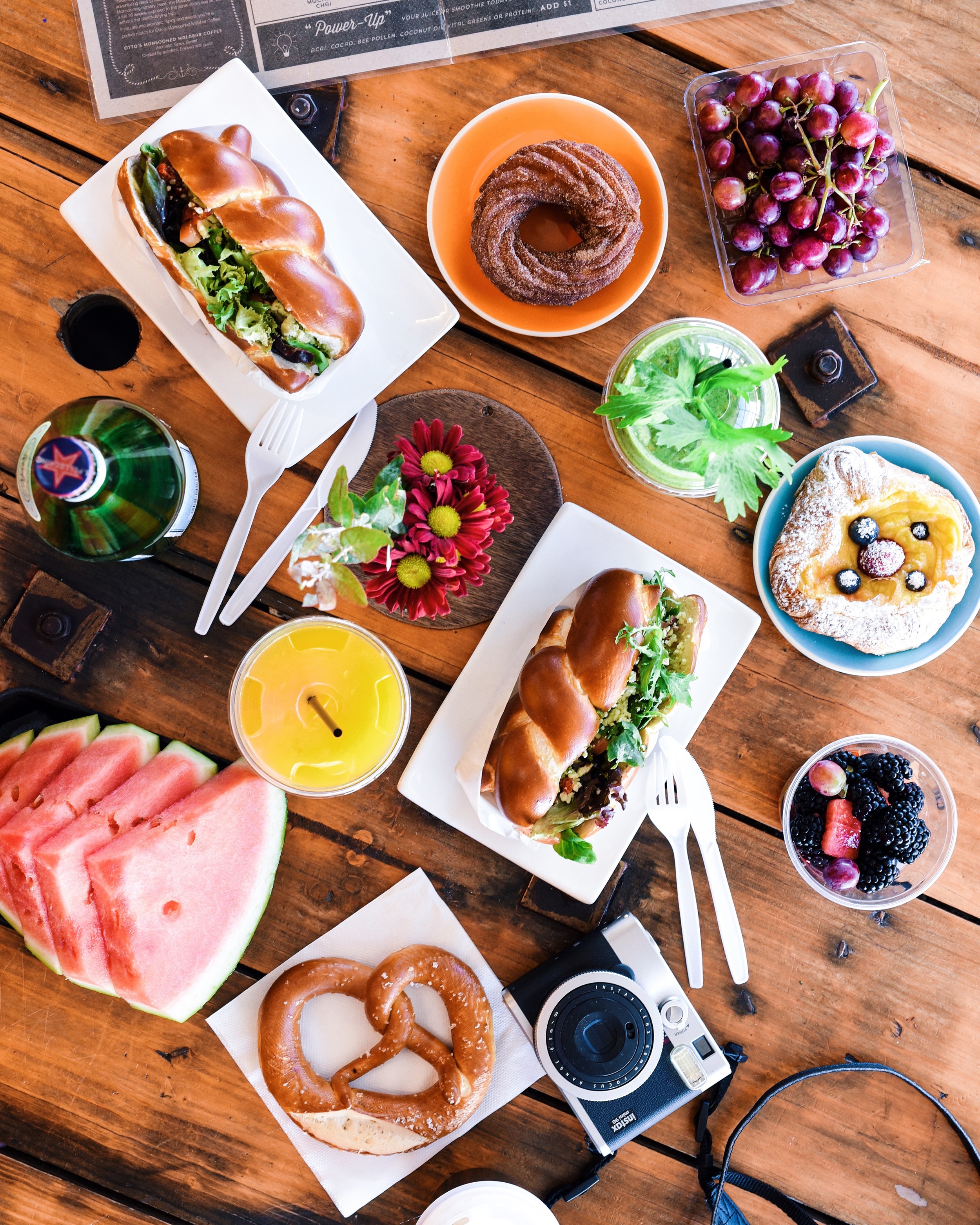 Picnic spread from Otto's 