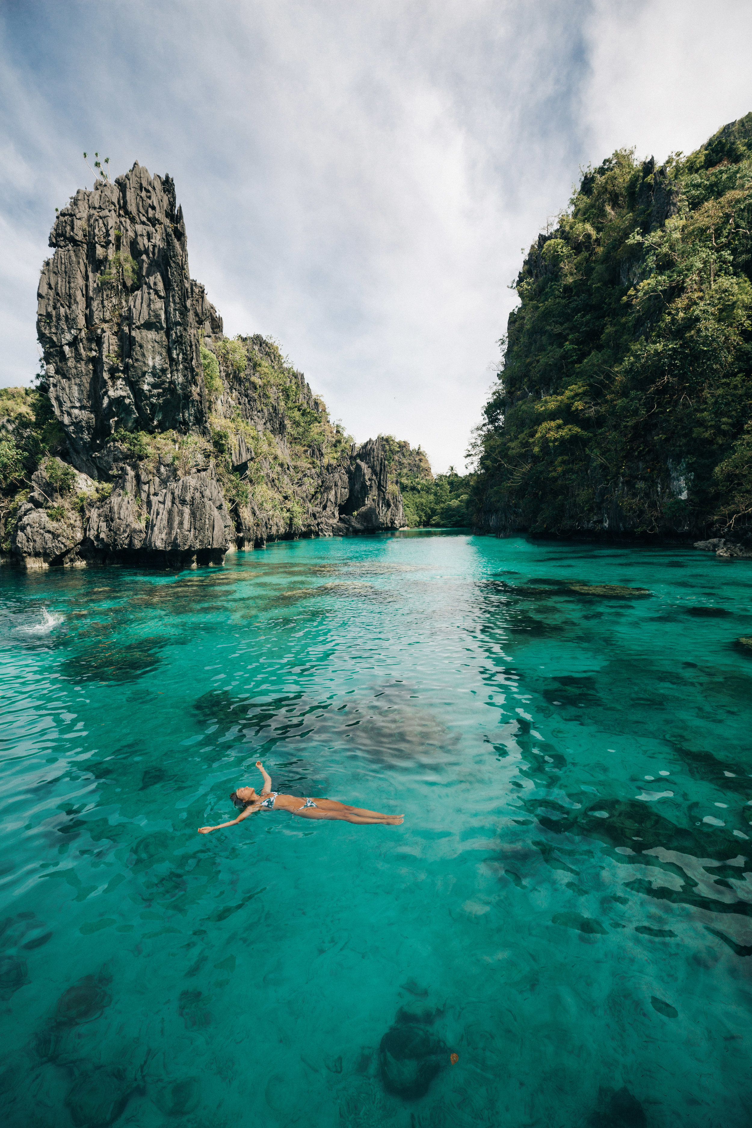 Floating in Big Lagoon
