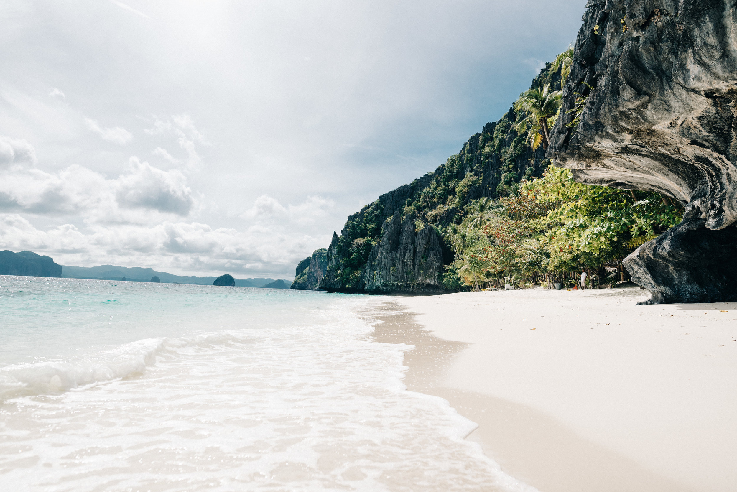 Beautiful secluded beaches 