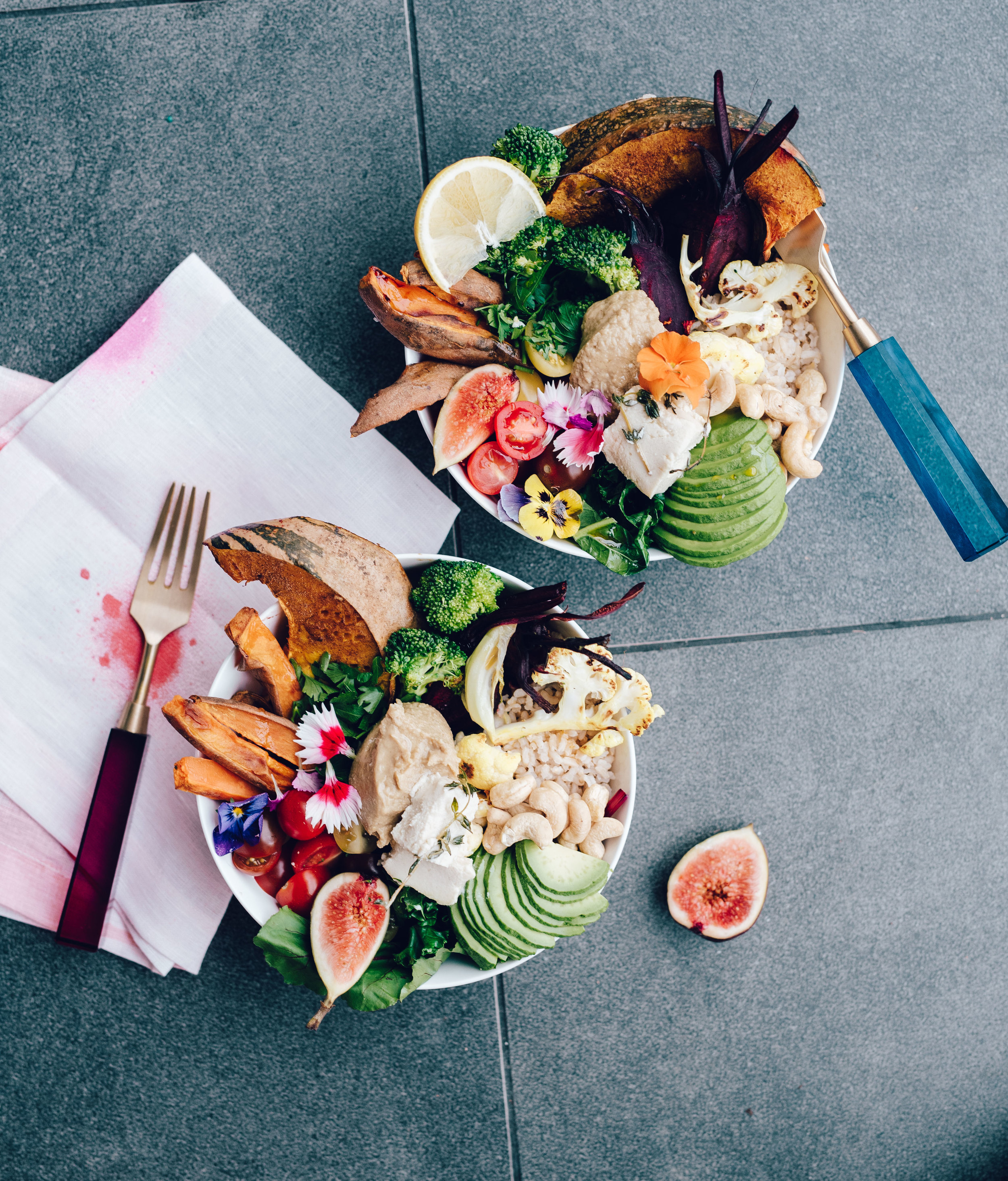 Another rainbow wintery plant based recipe I developed for The Kitchens. 