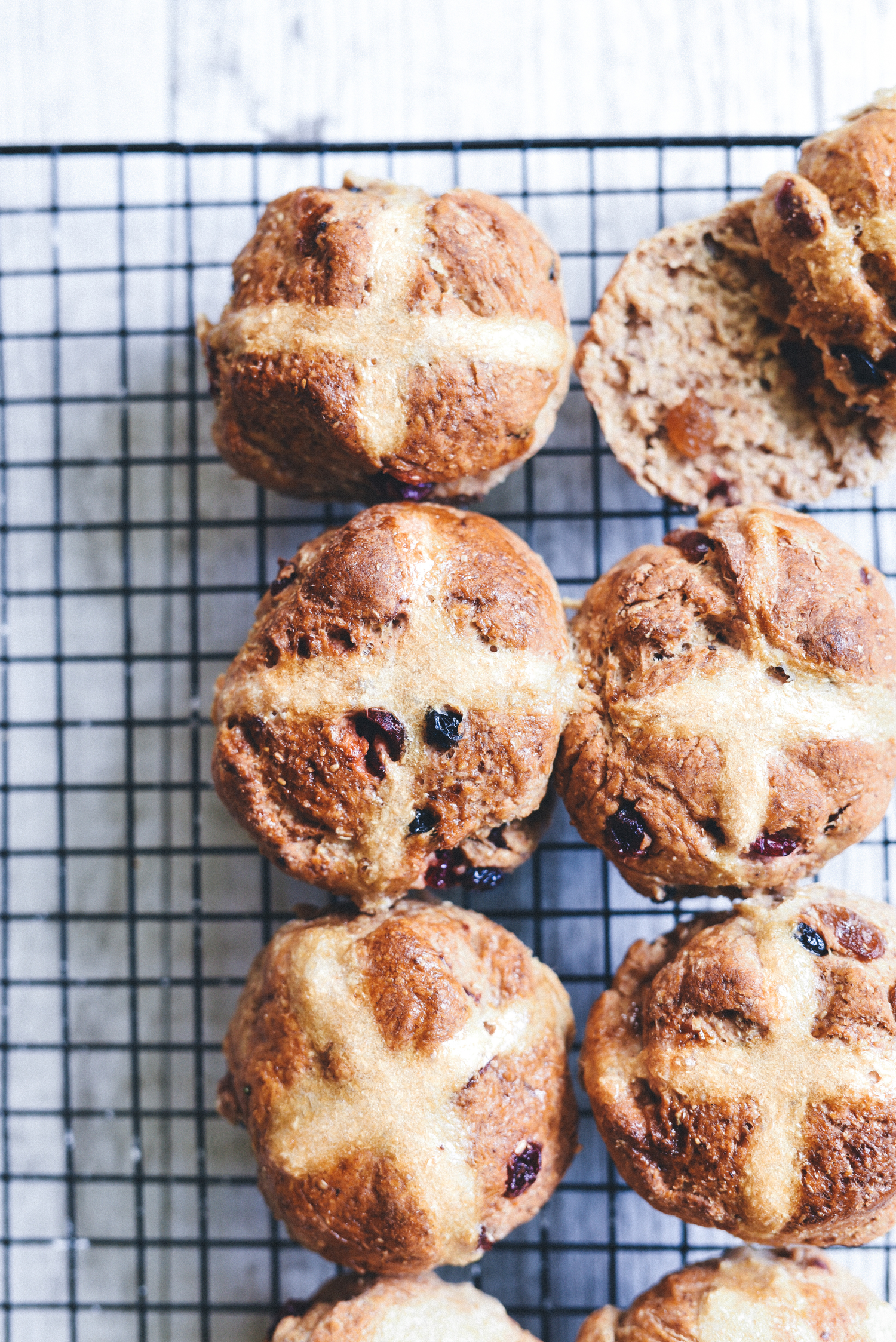 Healthy Hot Cross Buns