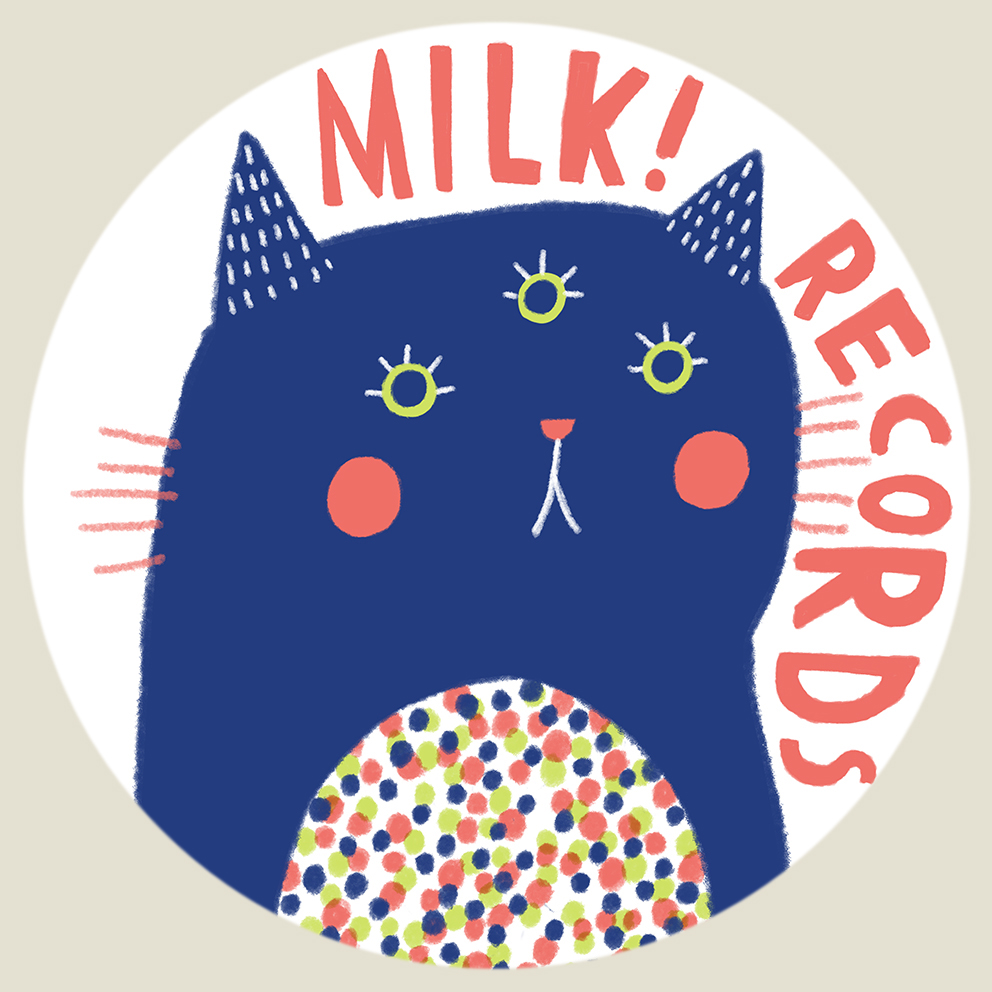 Milk! Records Fluffy Cat slipmat