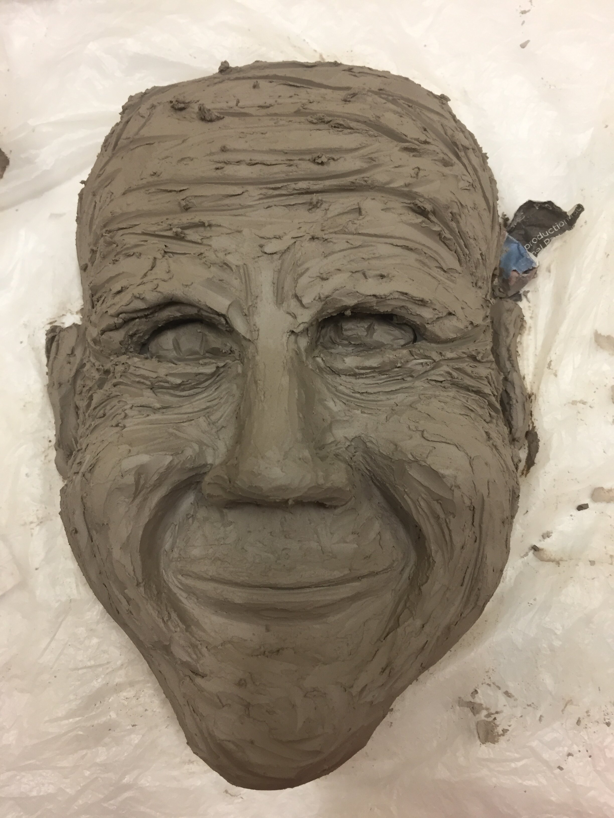 Professional Development Activity Away Day, Perth, Drawing and Clay, Happiness Facial Expression of Emotion