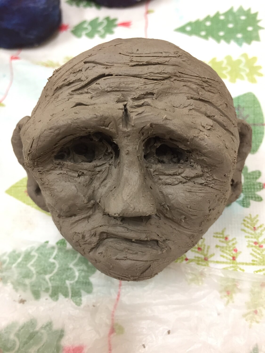 Professional Development Activity Away Day, Perth, Contempt Expression of Emotion, Clay Sculpture