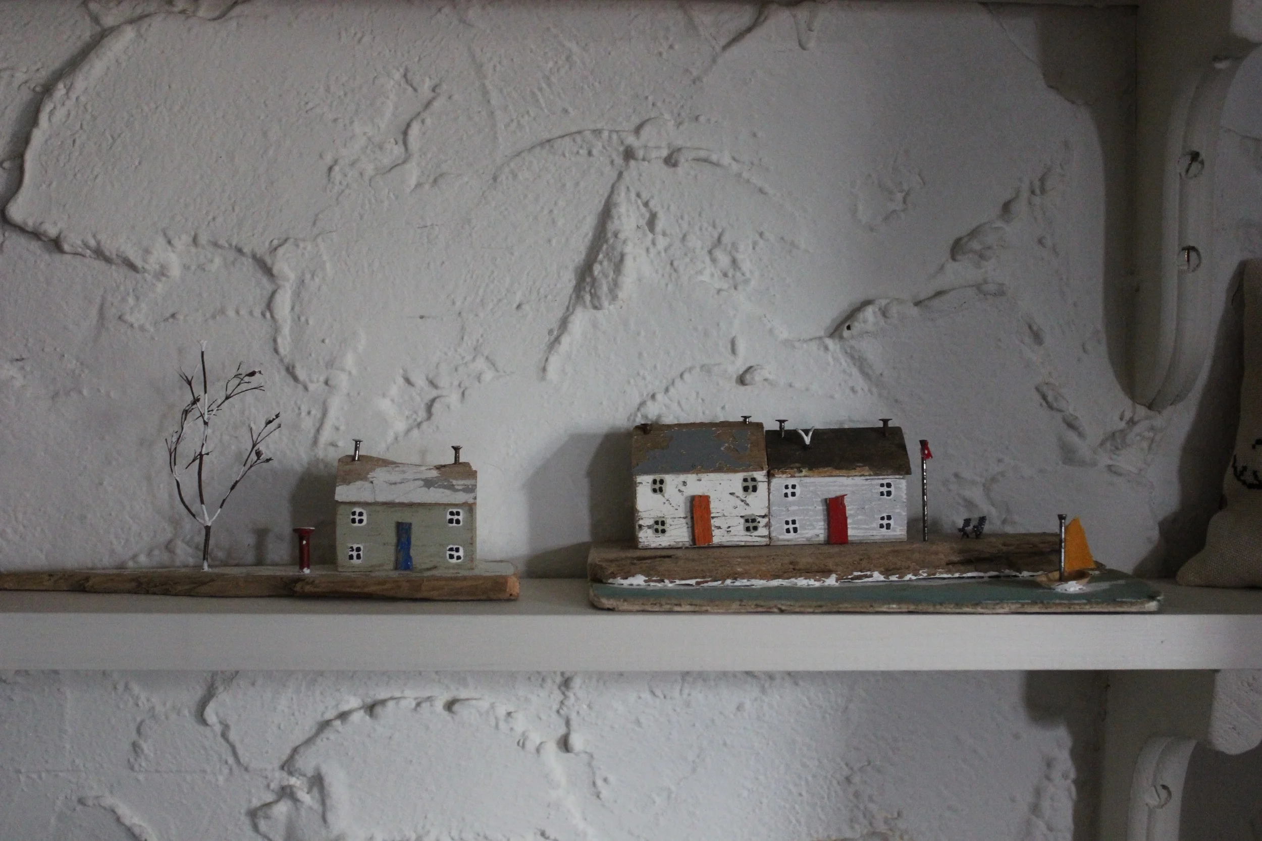 Winter Cottage and Waiting for Summer, both by Kirsty Elson.