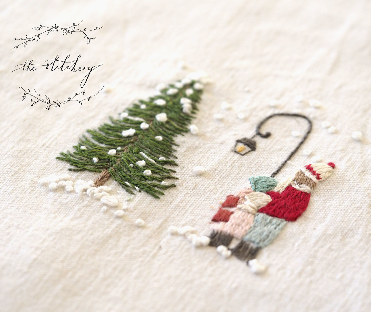 Stitchery Christmas: Carol Singers Christmas Embroidery Kit — The Stitchery