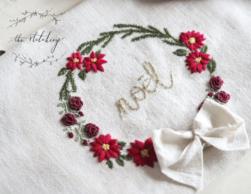 Stitchery Christmas: Let It Snow Christmas Embroidery Kit — The Stitchery