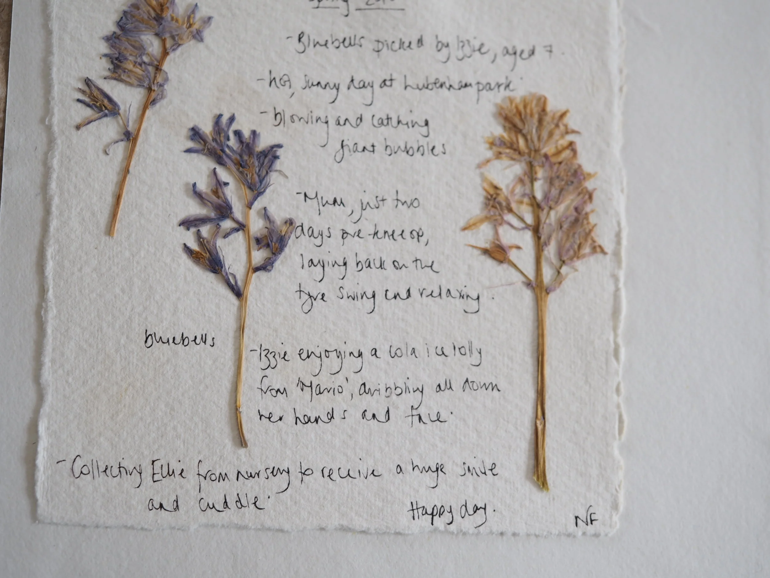 Remembering a sunny Spring day with my Mum and nieces. I was anxious about mum’s forthcoming operation.