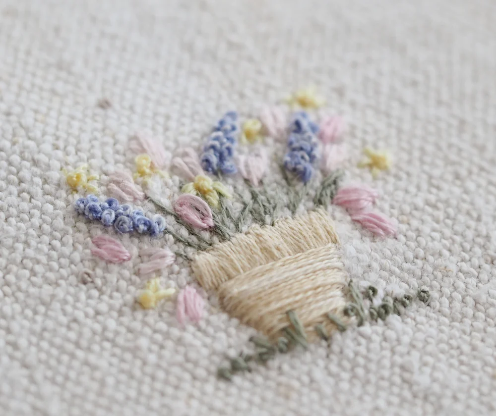 Free Embroidery Pattern: A little Spring cheer — The Stitchery