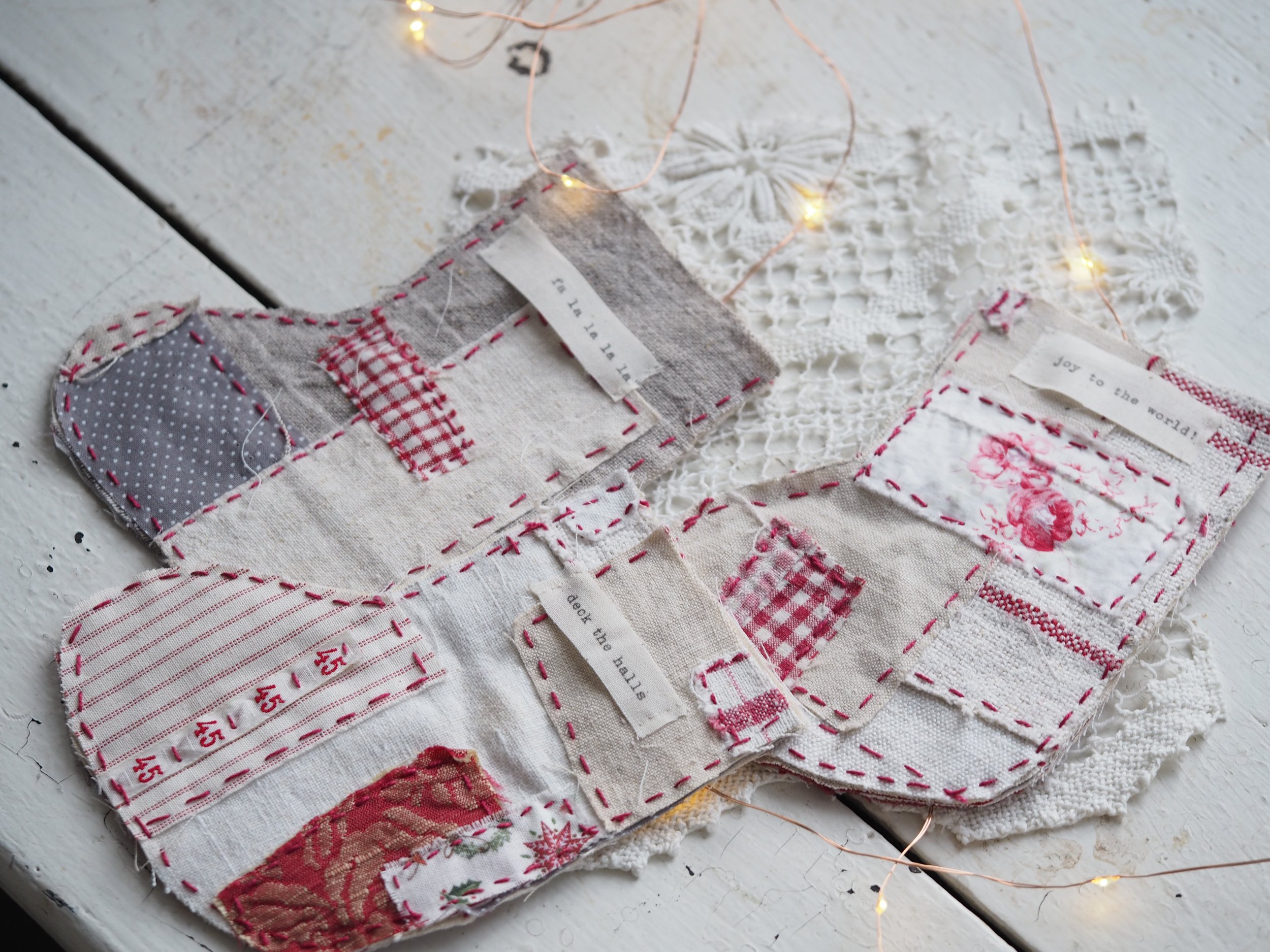 Christmas Boxes, Puppy Love and Slow Stitch Workshops — The Stitchery