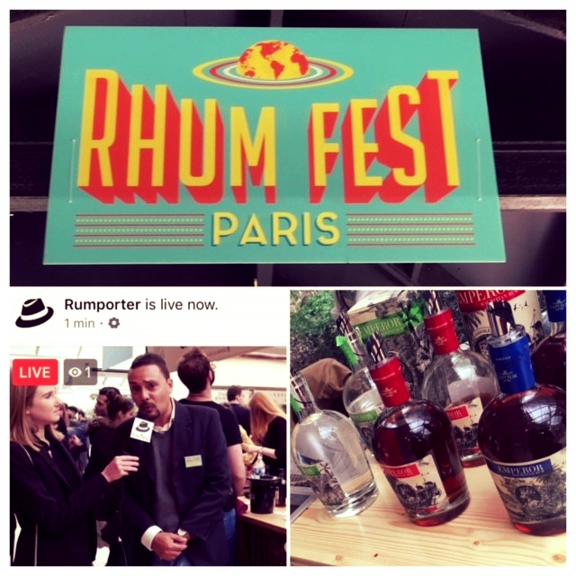 Launching new rums at Rhum Fest Paris