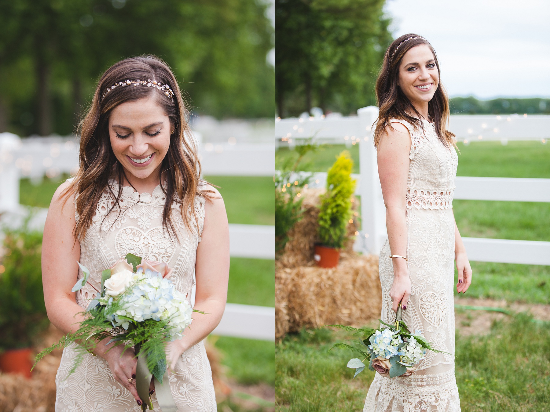  Family Farm Wedding in South Jersey Photography - BHLDN Bride 