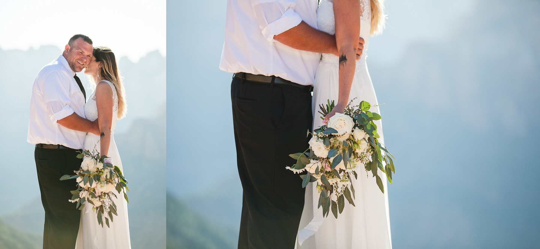 Zion National Park Elopement - Danielle Salerno Photography - Dana and Jason - Adventure Photography , Elopement Photographer