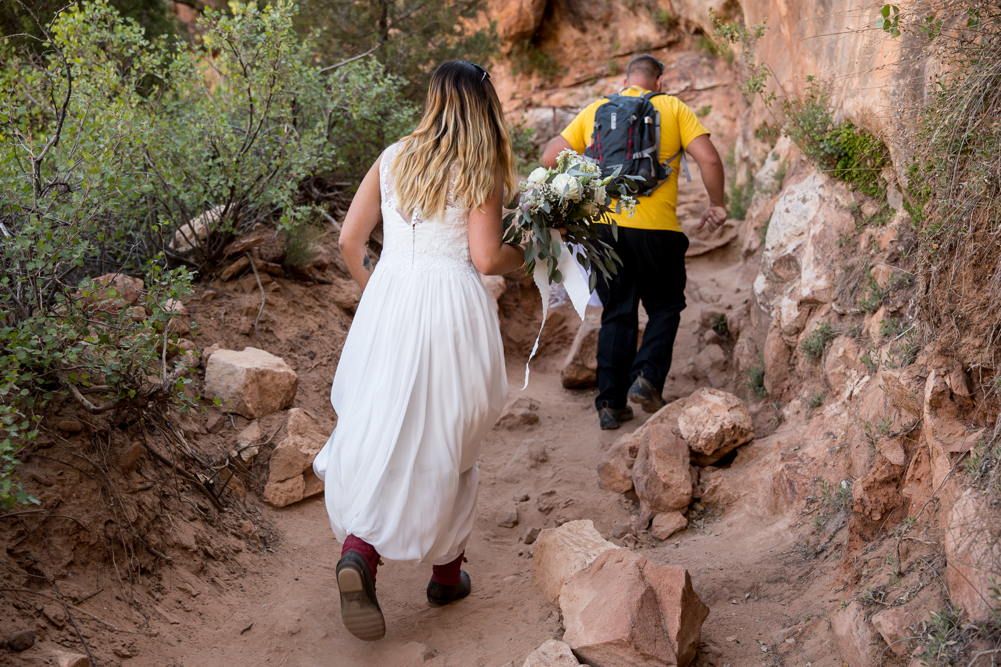 Zion National Park Elopement - Danielle Salerno Photography - Dana and Jason - Adventure Photography , Elopement Photographer