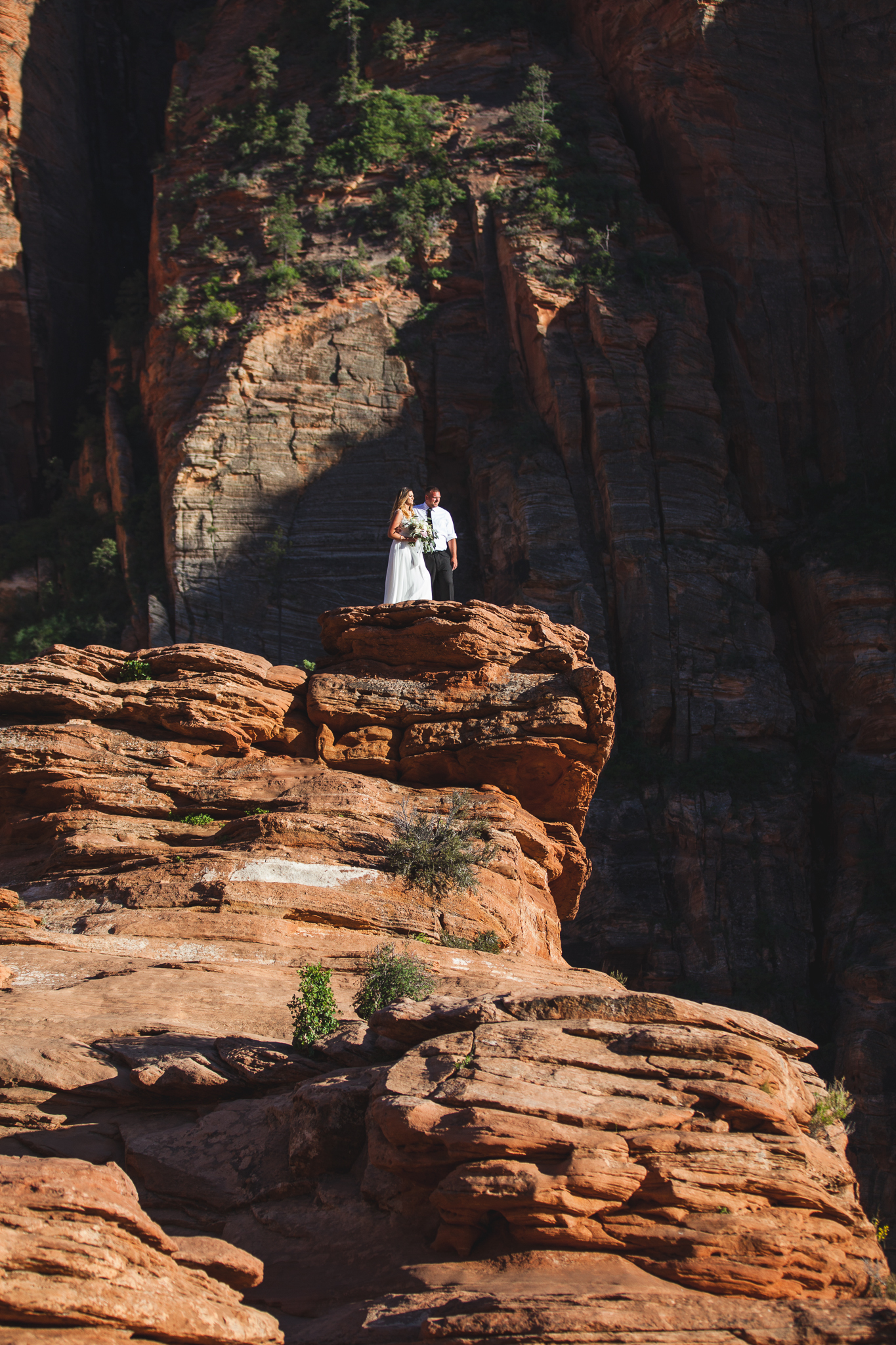 Zion National Park Elopement - Danielle Salerno Photography - Dana and Jason - Adventure Photography , Elopement Photographer