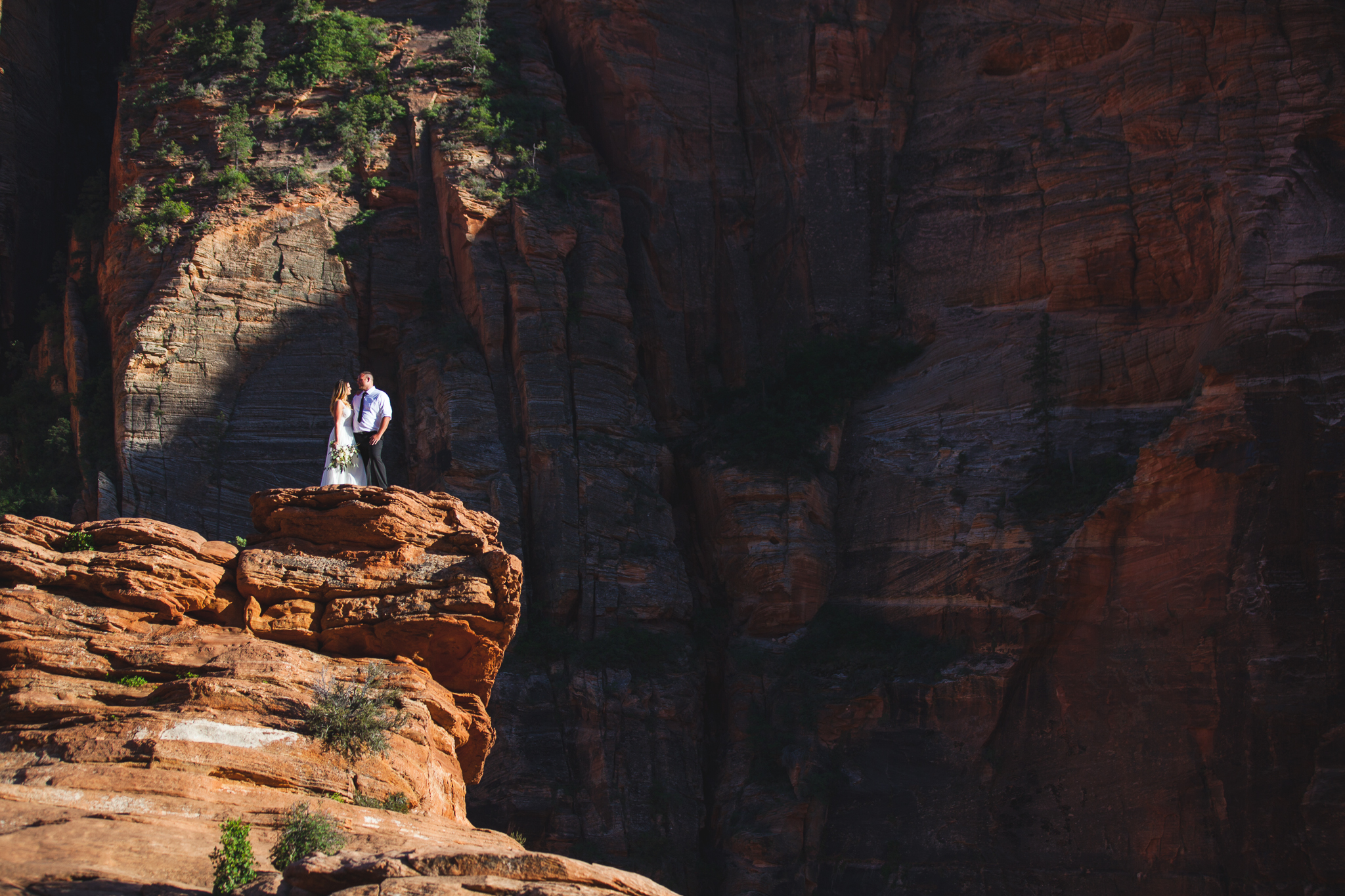 Zion National Park Elopement - Danielle Salerno Photography - Dana and Jason - Adventure Photography , Elopement Photographer