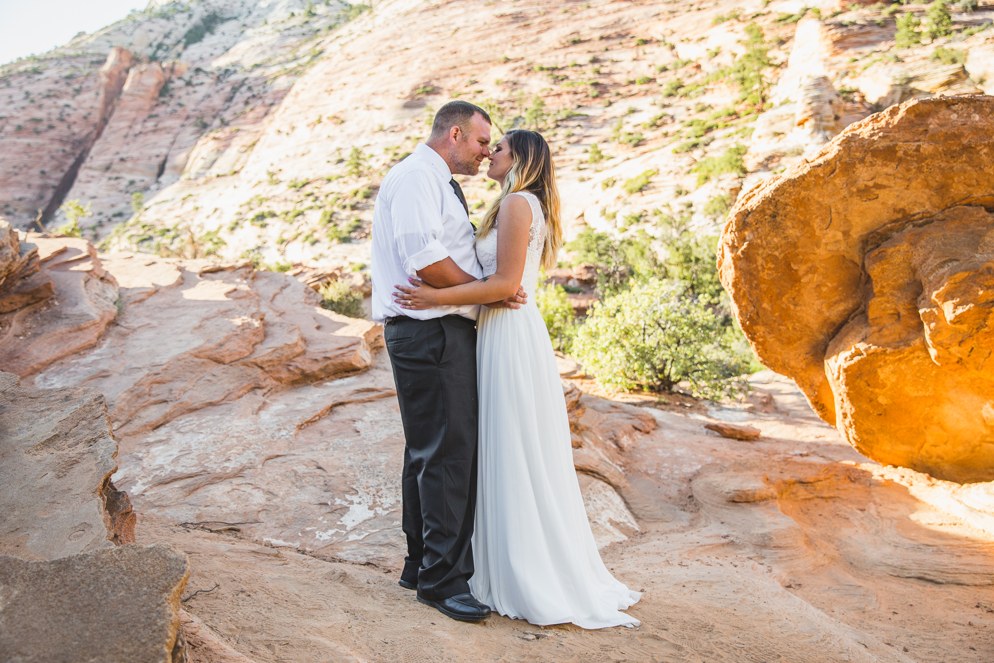  Zion National Park Elopement - Danielle Salerno Photography - Dana and Jason - Adventure Photography , Elopement Photographer 