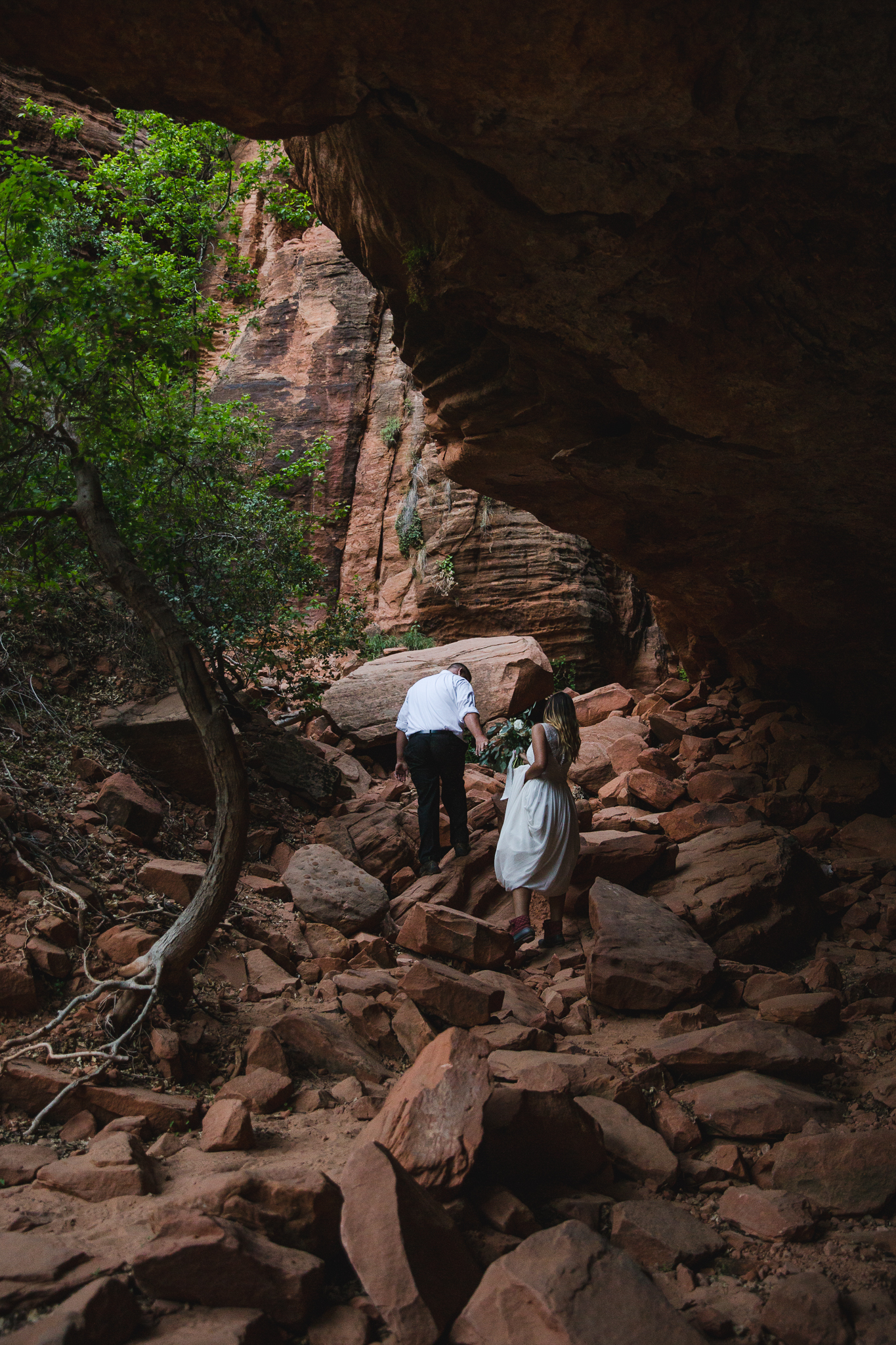  Zion National Park Elopement - Danielle Salerno Photography - Dana and Jason - Adventure Photography , Elopement Photographer 