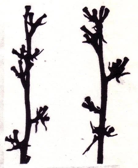 "March 10" linocut; 4 x 5" image size, 8 x 9" paper size; printed on HP55 handmade laid rice paper; edition of 8; 2012; unframed