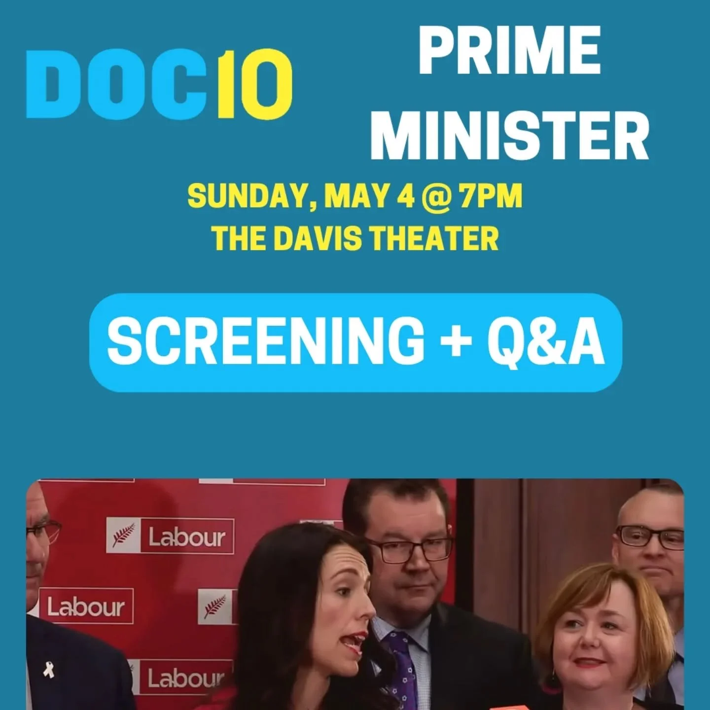 The 10th Annual Doc10 film festival opens tonight! And don't forget to get your tickets for Sunday's closing night presentation of PRIME MINISTER with newly announced special guest Illinois Governor JB Pritzker.&nbsp;
&nbsp;
PRIME MINISTER is an embo