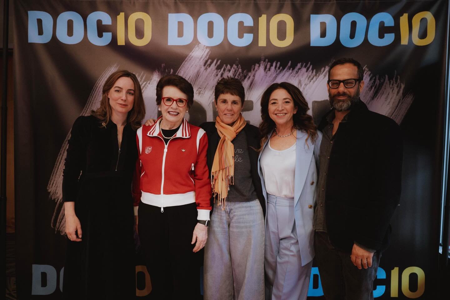 A Doc10 night to remember: the Chicago premiere of the rousing GIVE ME THE BALL! with the legendary Billie Jean King joining us in-person, alongside co-directors Liz Garbus &amp; Elizabeth Wolff, producer Dan Cogan, Laura Ricketts, and Christie Hefne
