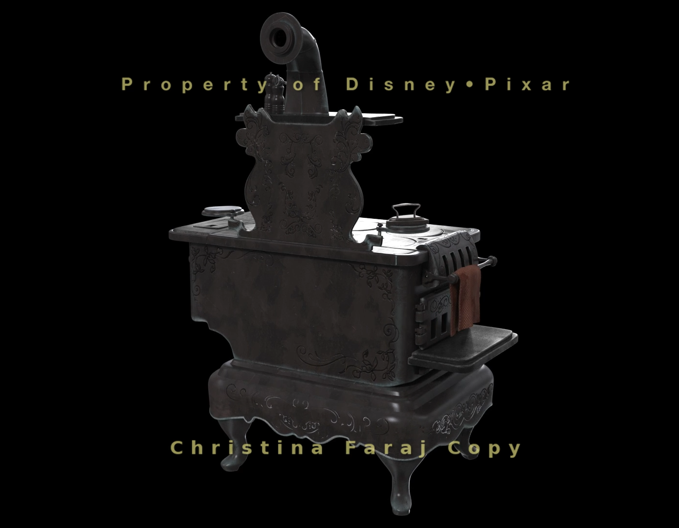  All modeling done in Maya. Shading done in Katana. Displacement created in Mari. 