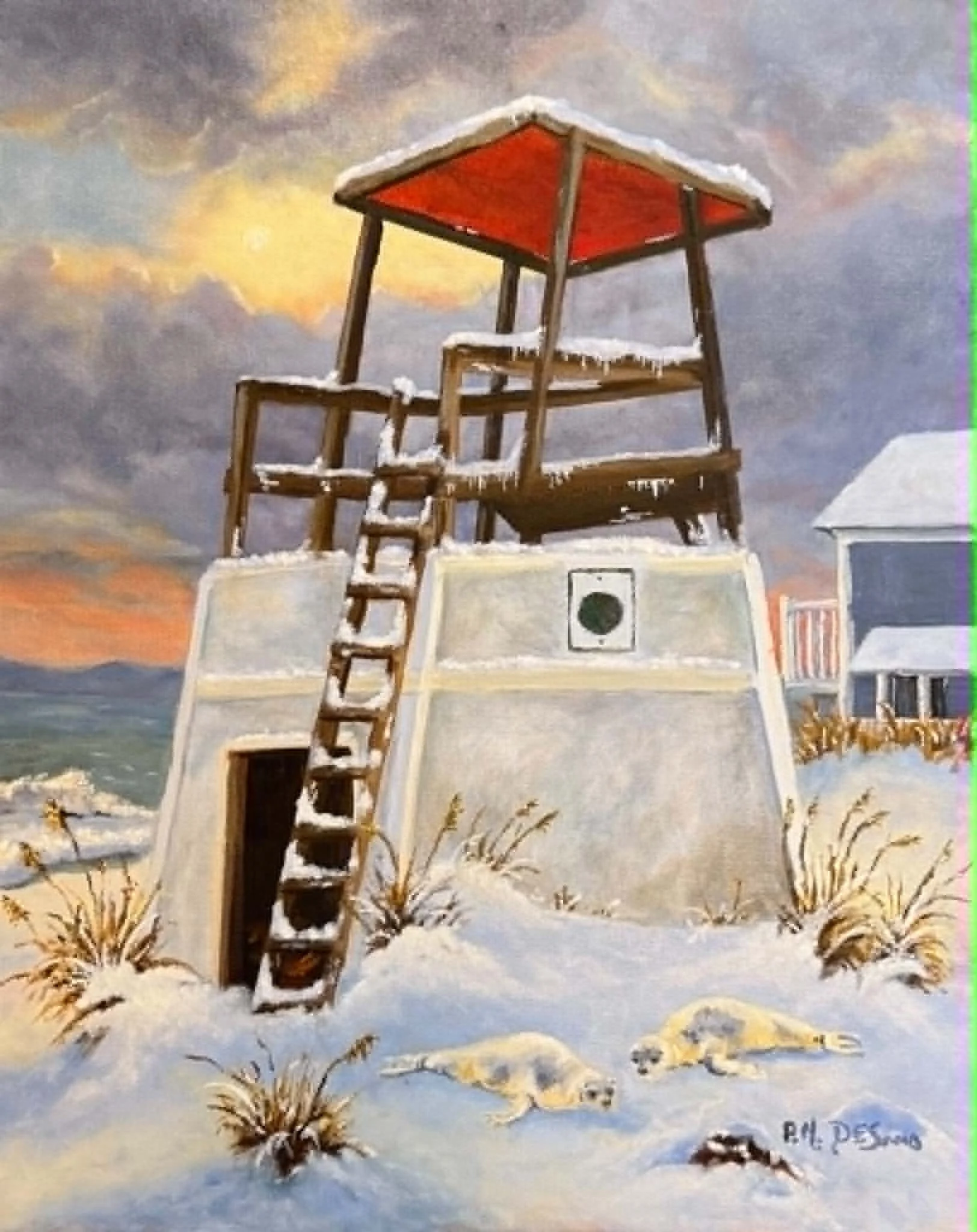 Cozy Coastal Holidays; Meet the Artist