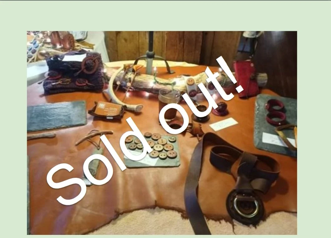 SOLD OUT!!! Leather Class at Sip and Shop Artisan Pop-up Store at The Summit Winery — Dec. 12th