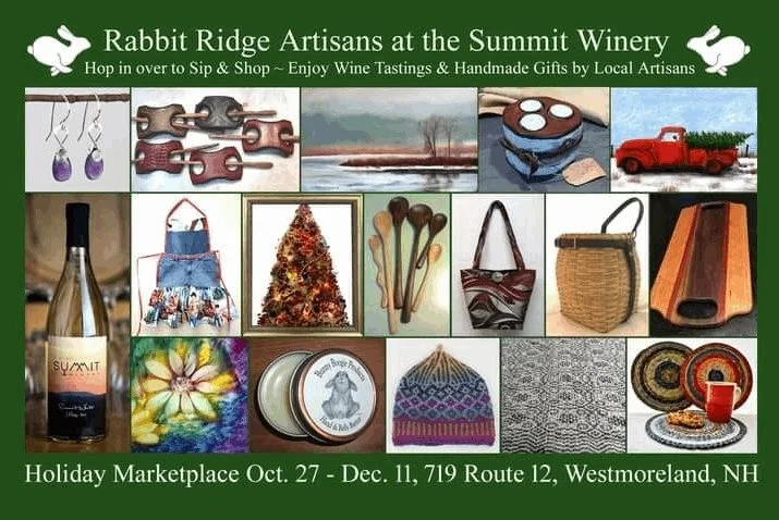 Sip and Shop Artisan Pop-up Store at The Summit Winery Oct 27 - Dec 11, 2022 