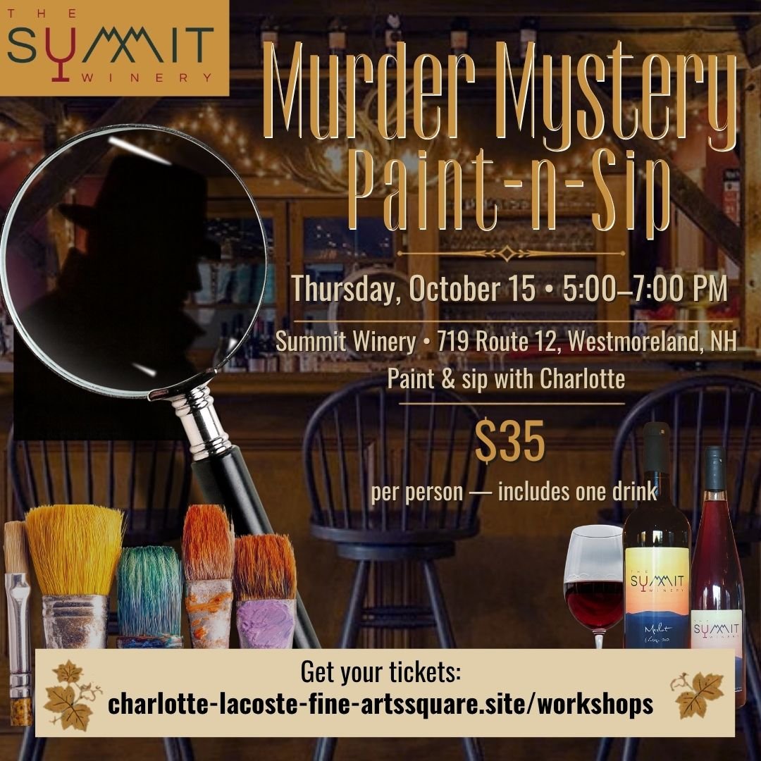 Murder Mystery Paint-n-Sip