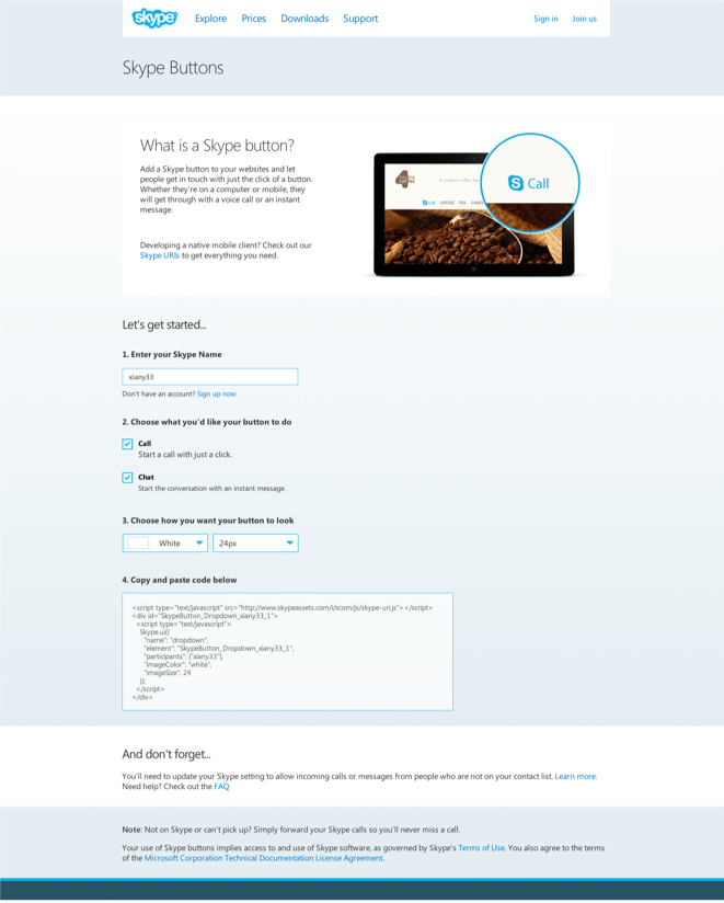skype web app skype web app