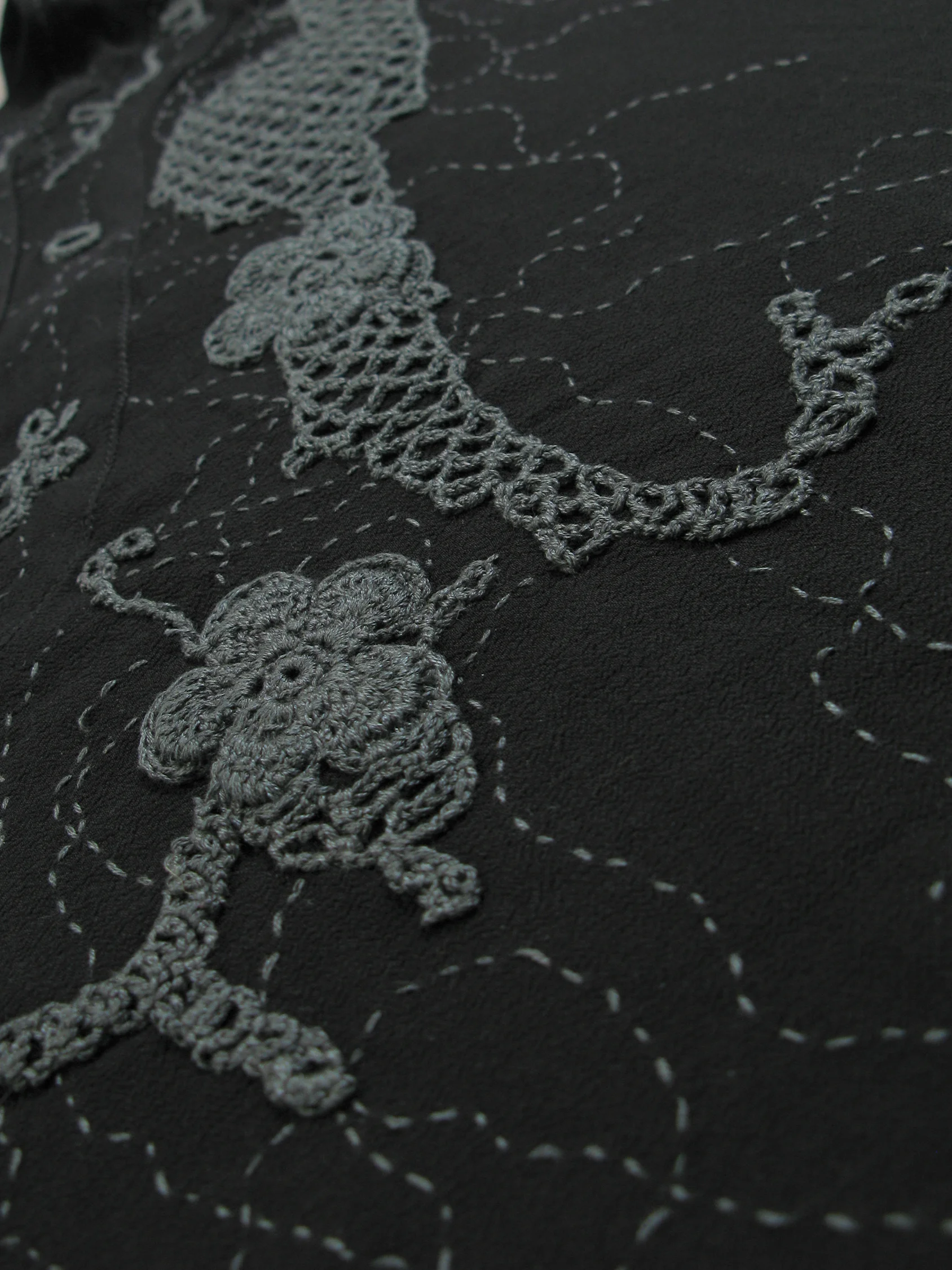 CROCHET APPLIQUE & EMBROIDERY