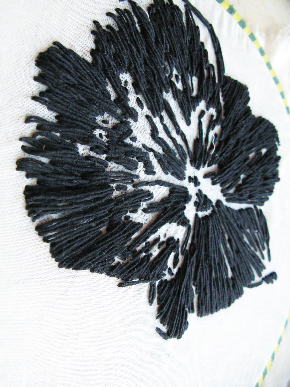 BLACK ORCHID HAND EMBROIDERY