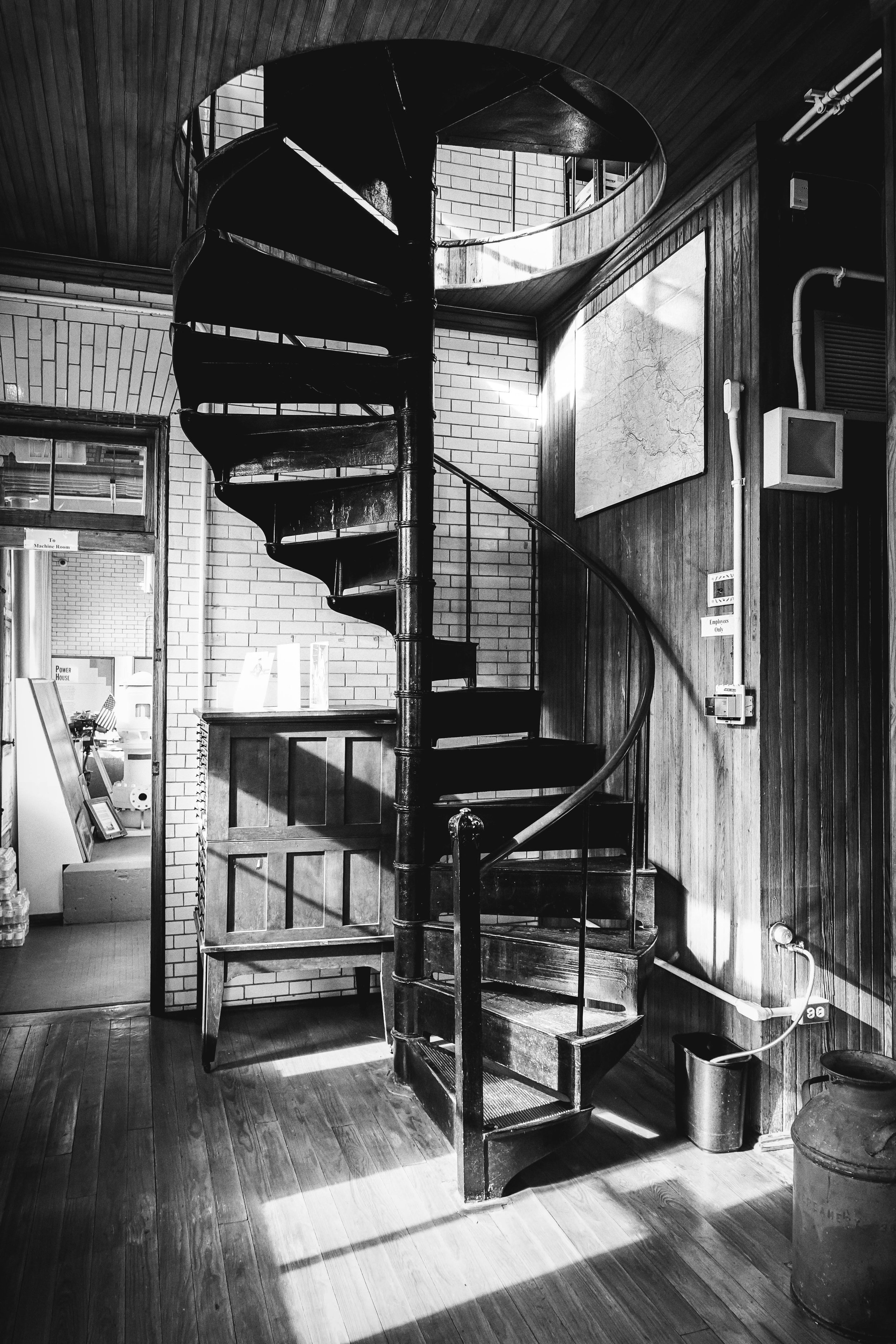 Spiral Staircase Inside Plaquemine Lock House
