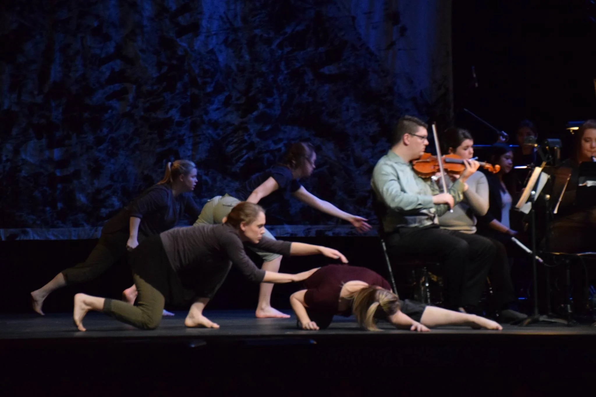"cutting-edge" - Diana Nollen, The Gazette "ultimately a very structured, articulate marriage of dance, music and art" - Zach Berg, Iowa Press-Citizen