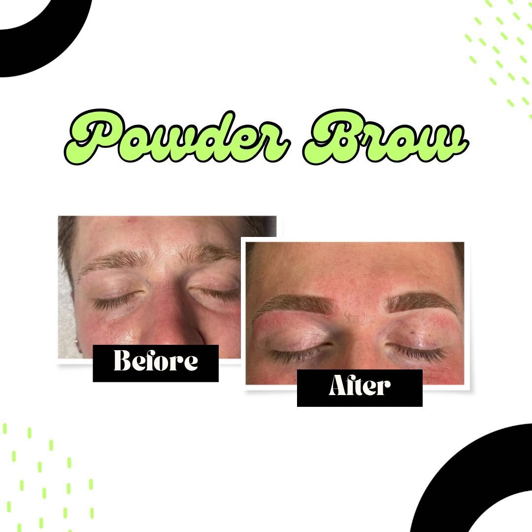 These Powder Brow results are 🔥 Book your appointment with Savannah today by clicking the link in bio! 

#Studio21BeautyBar #BrowandBeauty