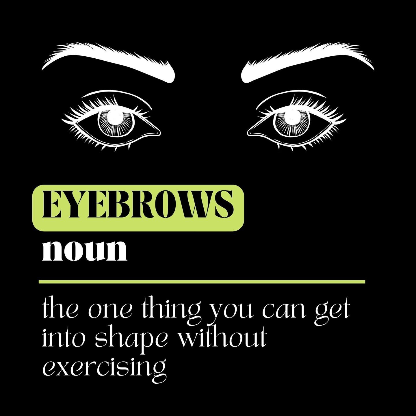 The easiest exercise you'll ever do. 😉 Book your next appointment by clicking the link in bio!

#Studio21BeautyBar #BrowandBeauty