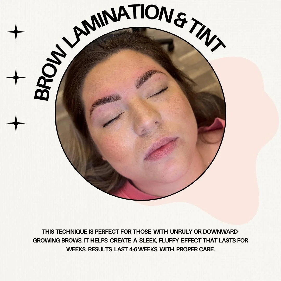 Laminated brows = Main character energy 😉