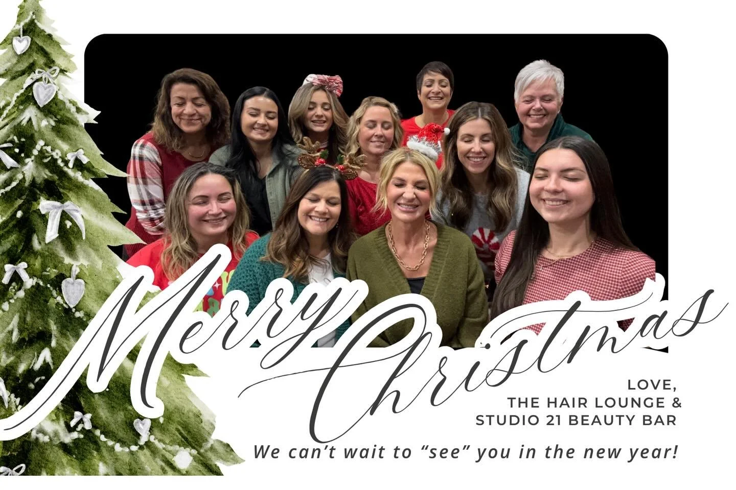 Eyes closed in this photo, but hearts wide open ❤️
Thank you for an incredible year. We truly can&rsquo;t wait to see you in the New Year! ✨