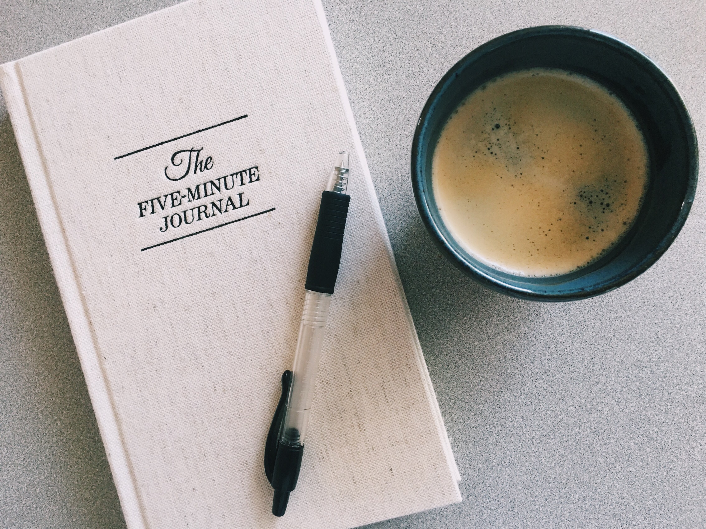 7 am - Wake-up - Americano #1 (served black, no sugar). Morning times are sacred for me and I try to sit quiet and journal. I have an on / off relationship with journaling but was recently gifted The Five Minute journal and it’s been wonderful to have a morning writing practice that is easy enough so I can maintain the consistency. **this is not a sponsored post! I just love sharing tools that I use! 8:30 a - Americano #2 (shamelessly). I didn’t take a photo because both cups were pretty much the same ;)