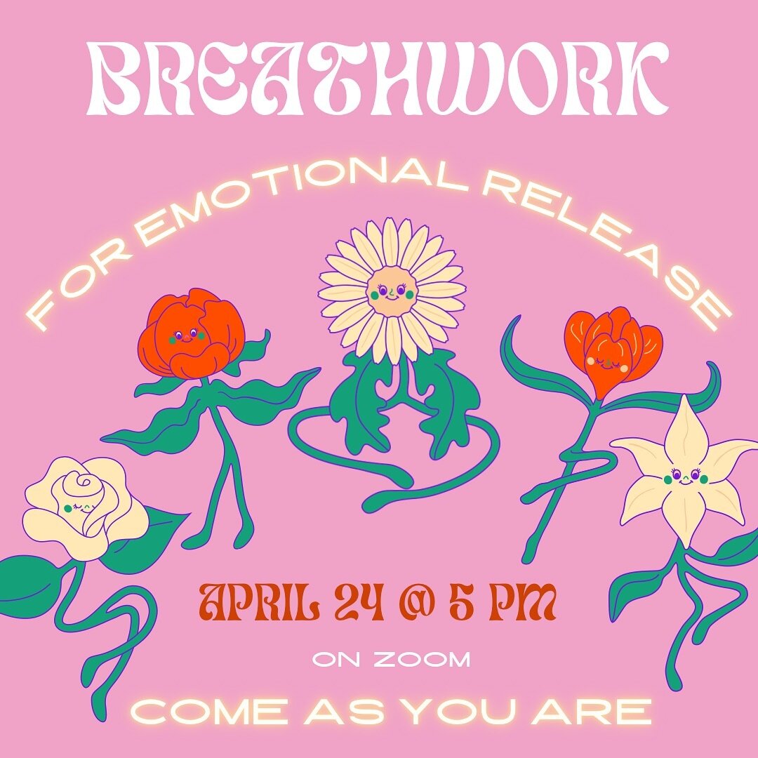 The breath is probably our most accessible resource for emotional release and healing 🌬 Let&rsquo;s learn / practice how to enlist it to comprehensively support ourselves! Registration is open for my next *online* breathwork circle, coming up on 4/2