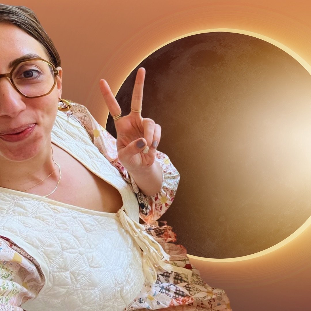 Solar eclipse blessings to you 🌞💫🌚⁠
⁠
Thank you for being here, on my little corner of the internet! 🥰