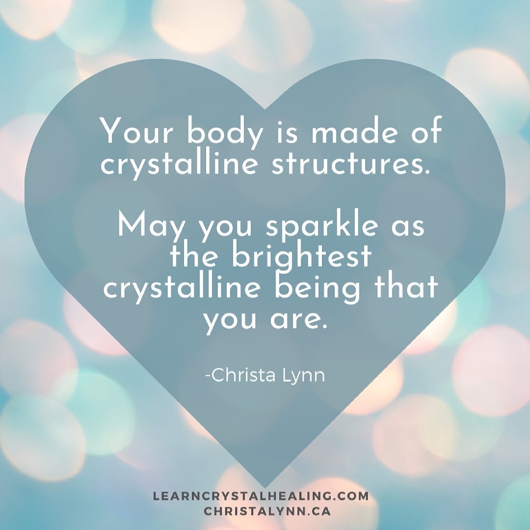 Did you know that your cells contain crystalline structures? You were meant to shine brightly in all of your glory - skills, talents &amp; ability. Don&rsquo;t let anyone dim your light. #empath #crystals #gemstones #gemstonejewellery #crystaljewelry
