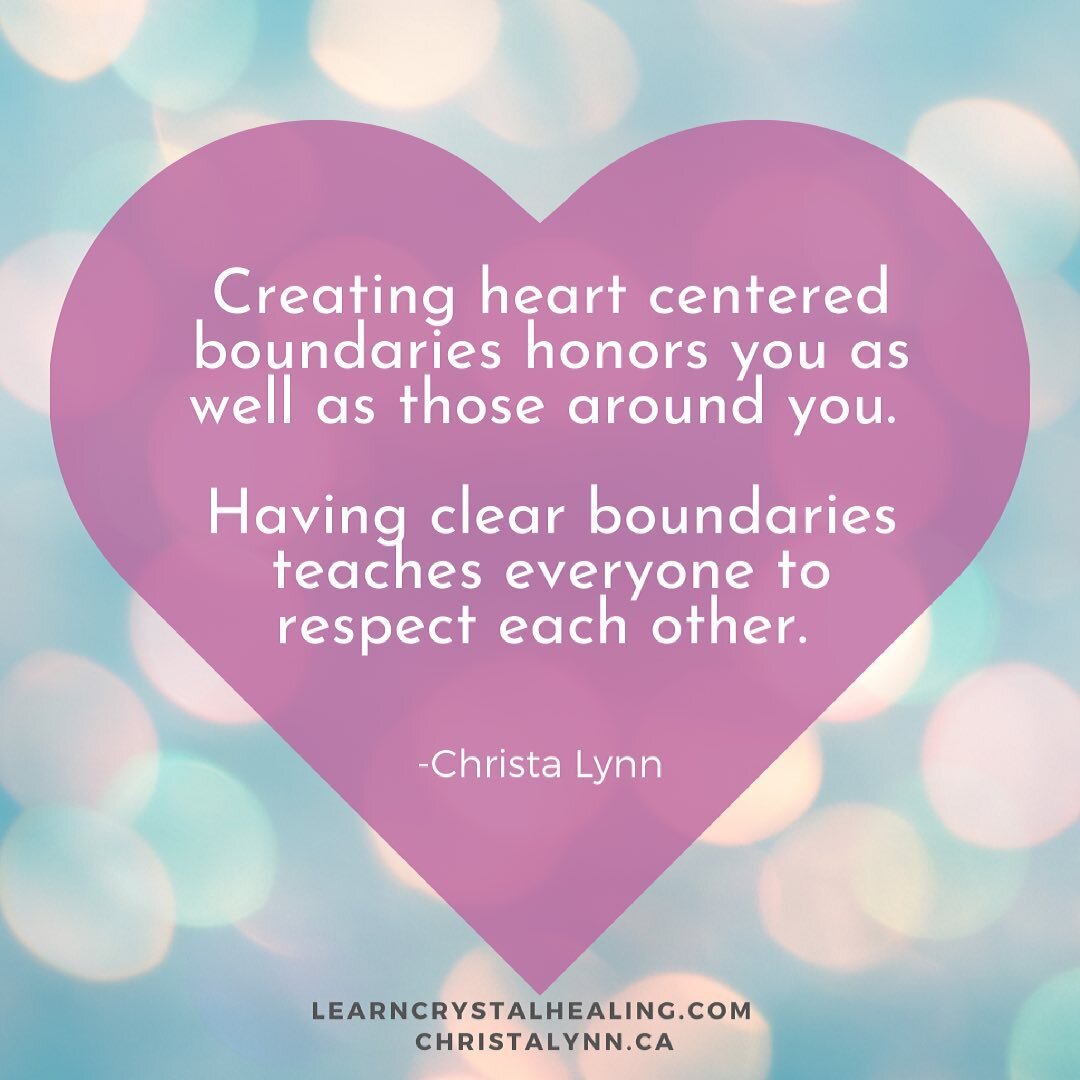 Heart centered boundaries are key in creating healthy relationships and interactions with others. What heart centered boundary will you create today? 💖🌟💖 Amazonite gemstone is a wonderful heart &amp; throat chakra stone to help you to set healthy 