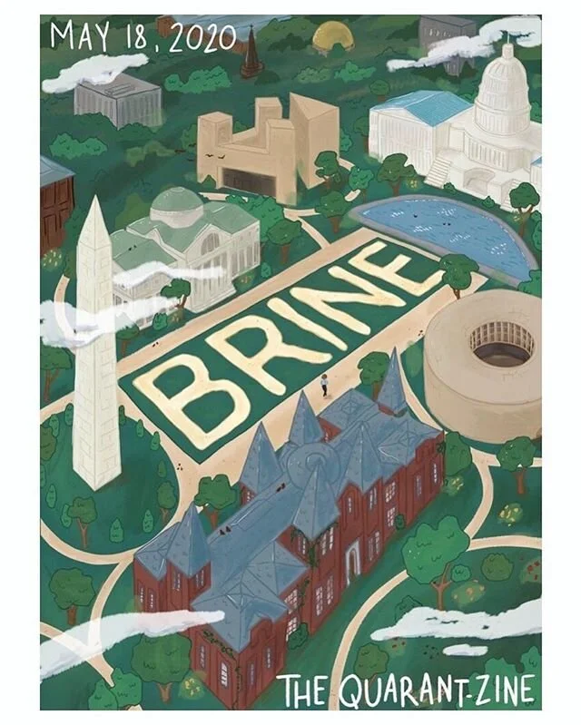 It&rsquo;s here!!! After dozens of hours and a couple big obstacles, we have our first digital issue of Brine! A huge thank you to all of our contributors to this Quarant-zine. It was comforting to reconnect with the artist community that we initiall