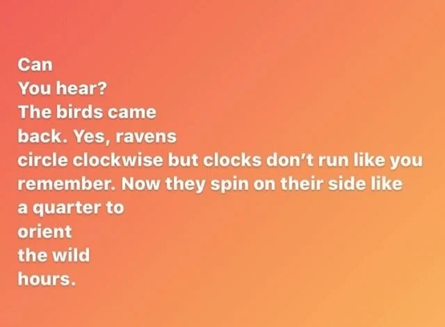 Tetracty by Caroline Keys for the Quarant-zine, a poem in response to her own Instagram poetry prompt from the early days of quarantine. See it on page 5 of the zine! #linkinbio #quarantzine #brinethezine